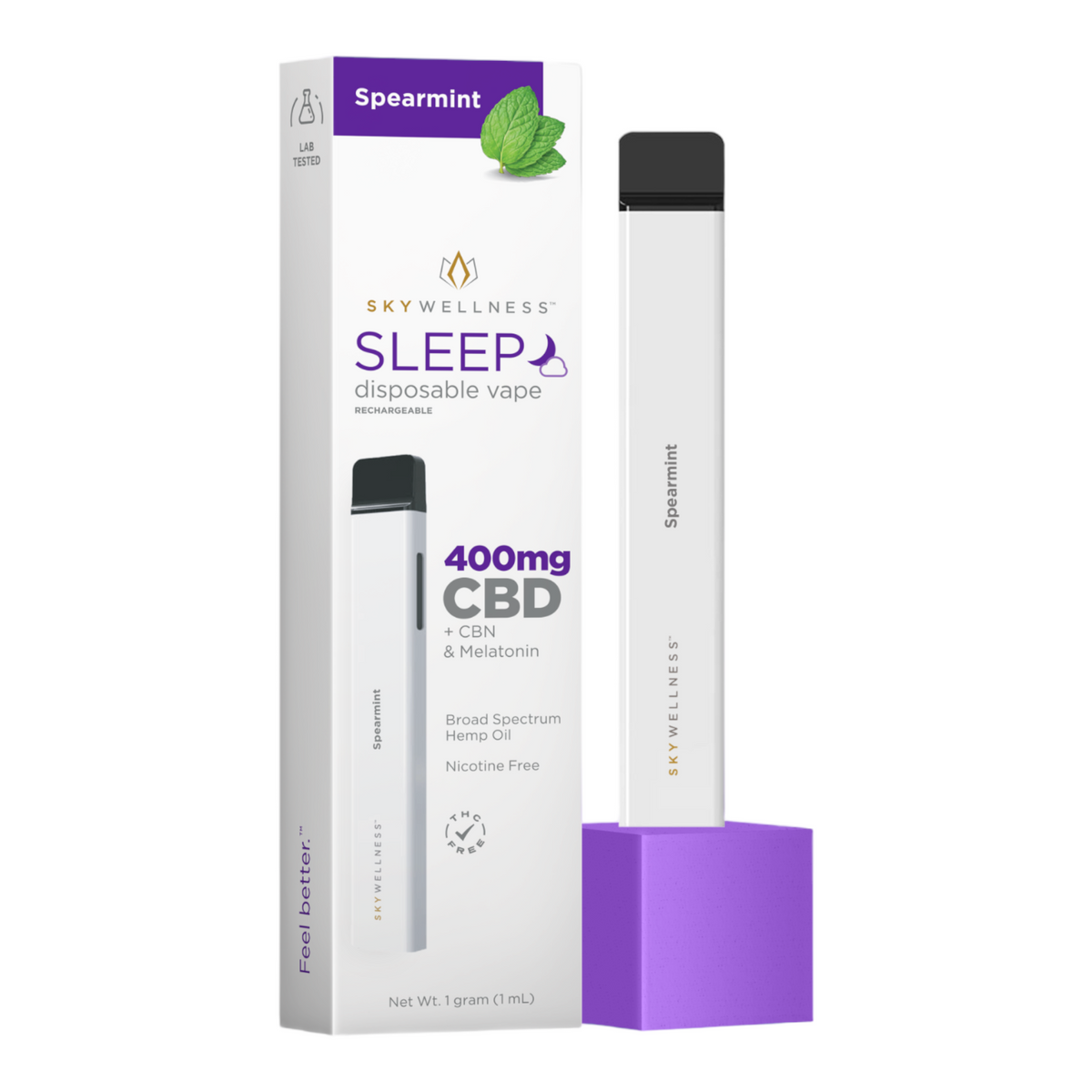 Sky Wellness SLEEP Disposable Pen Spearmint CBD Products Online