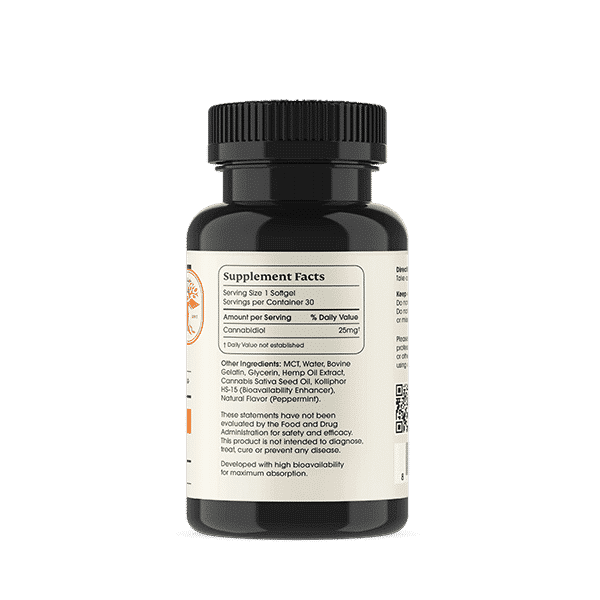 PANA DAILY Full Spectrum CBD Softgels