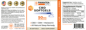 PANA CBD Softgels for Sleep